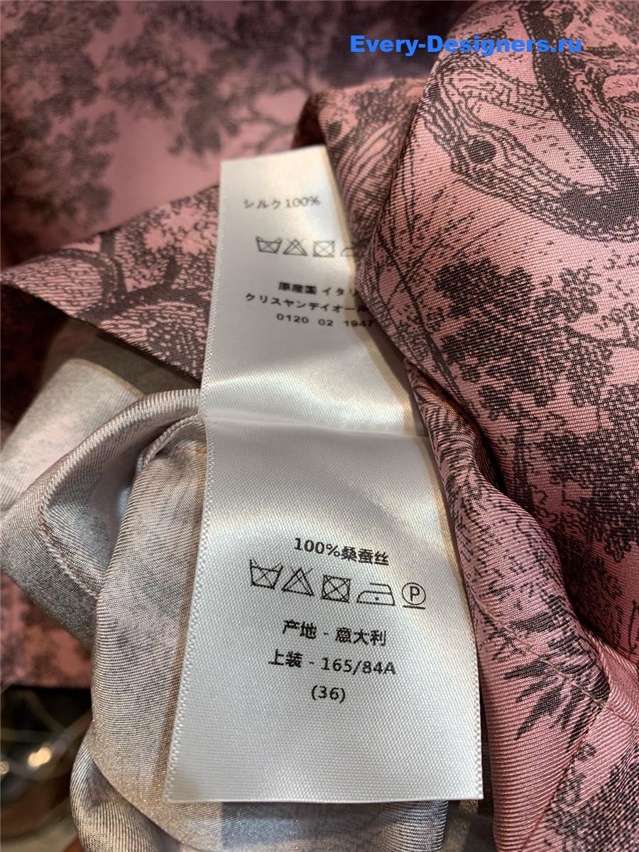 D10r chez moi silk long sleeve shirt