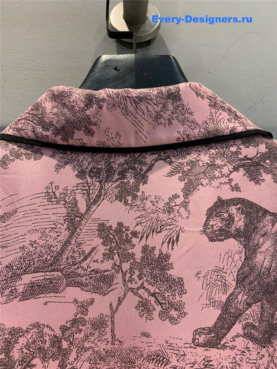 D10r chez moi silk long sleeve shirt