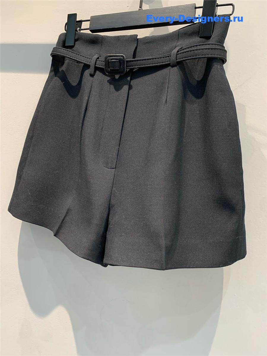 D10r cd black silk shorts