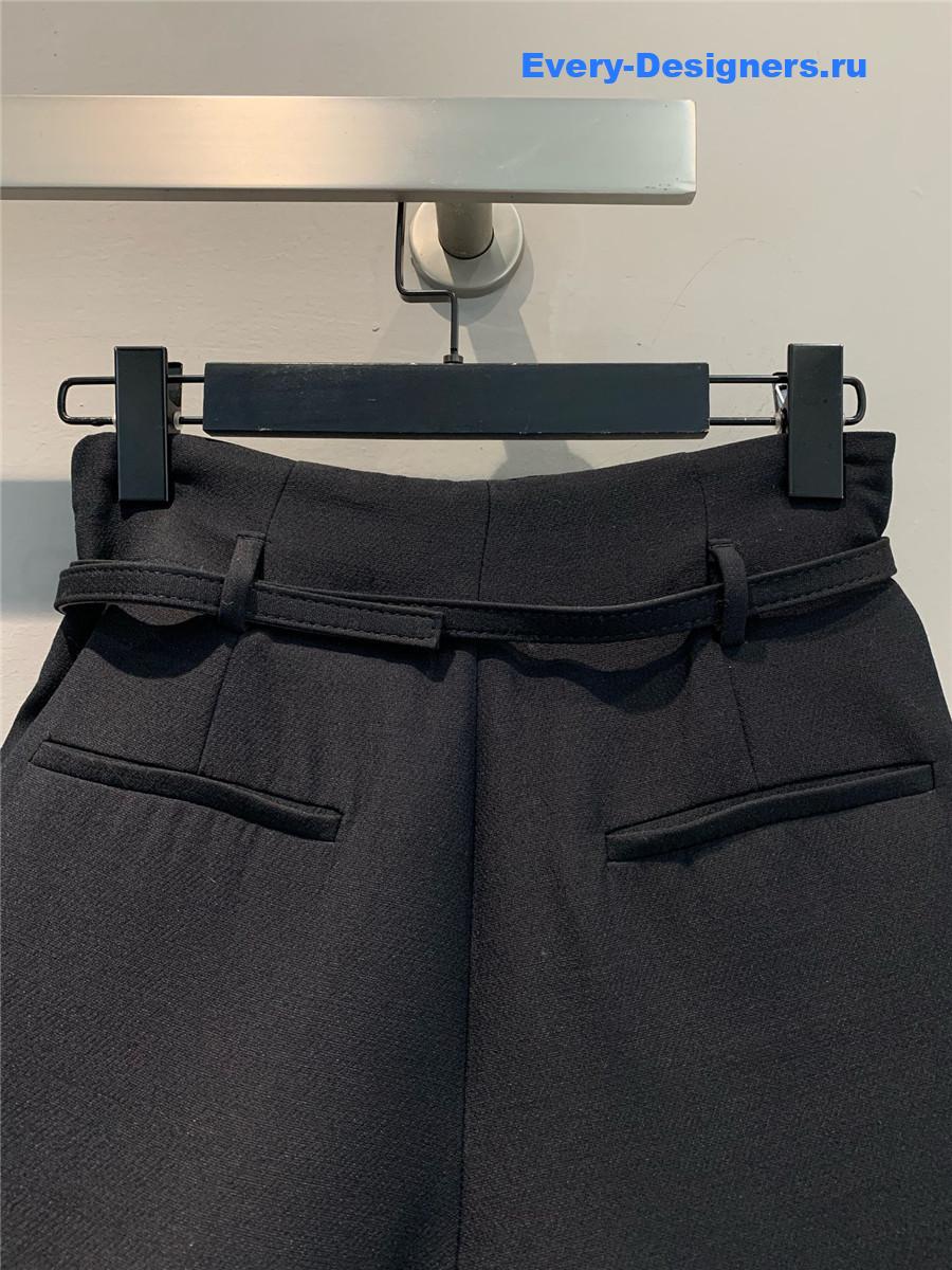 D10r cd black silk shorts