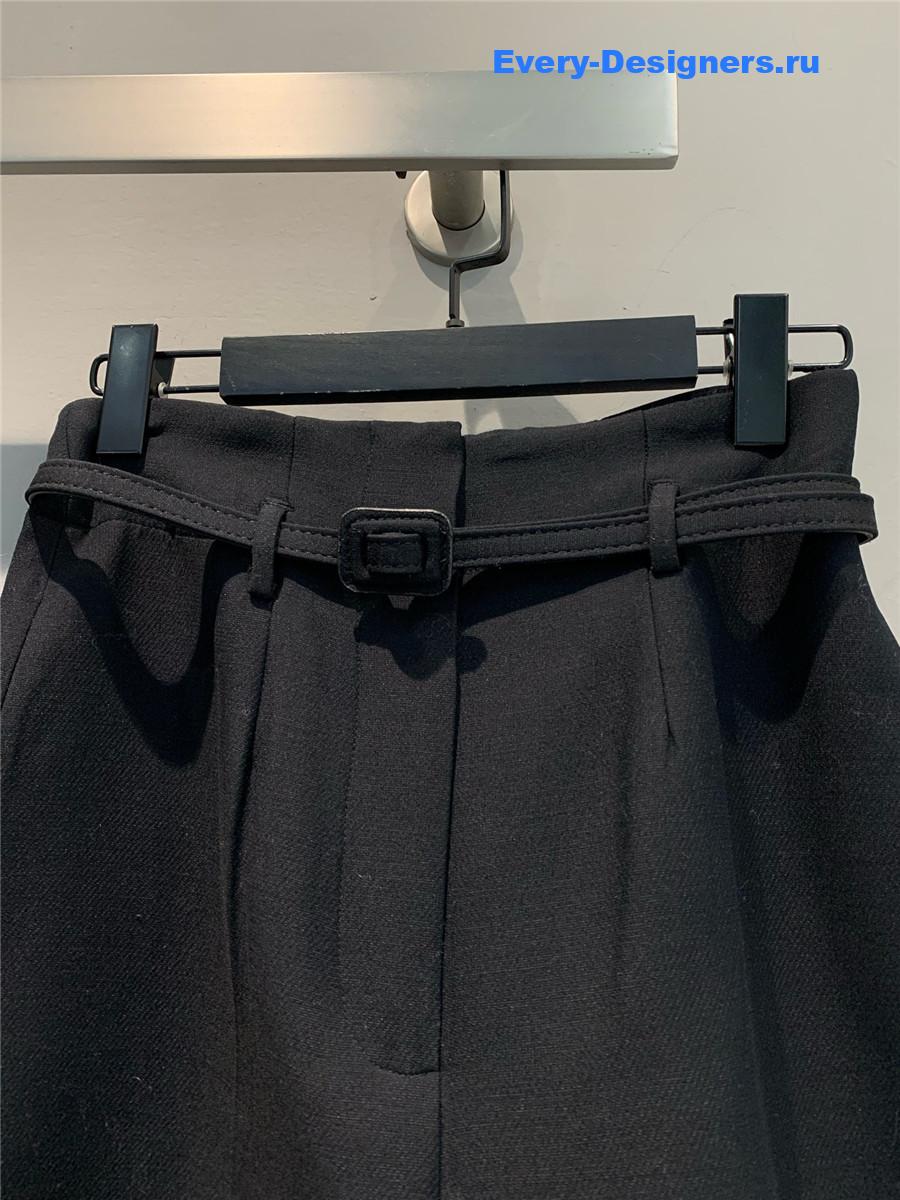 D10r cd black silk shorts