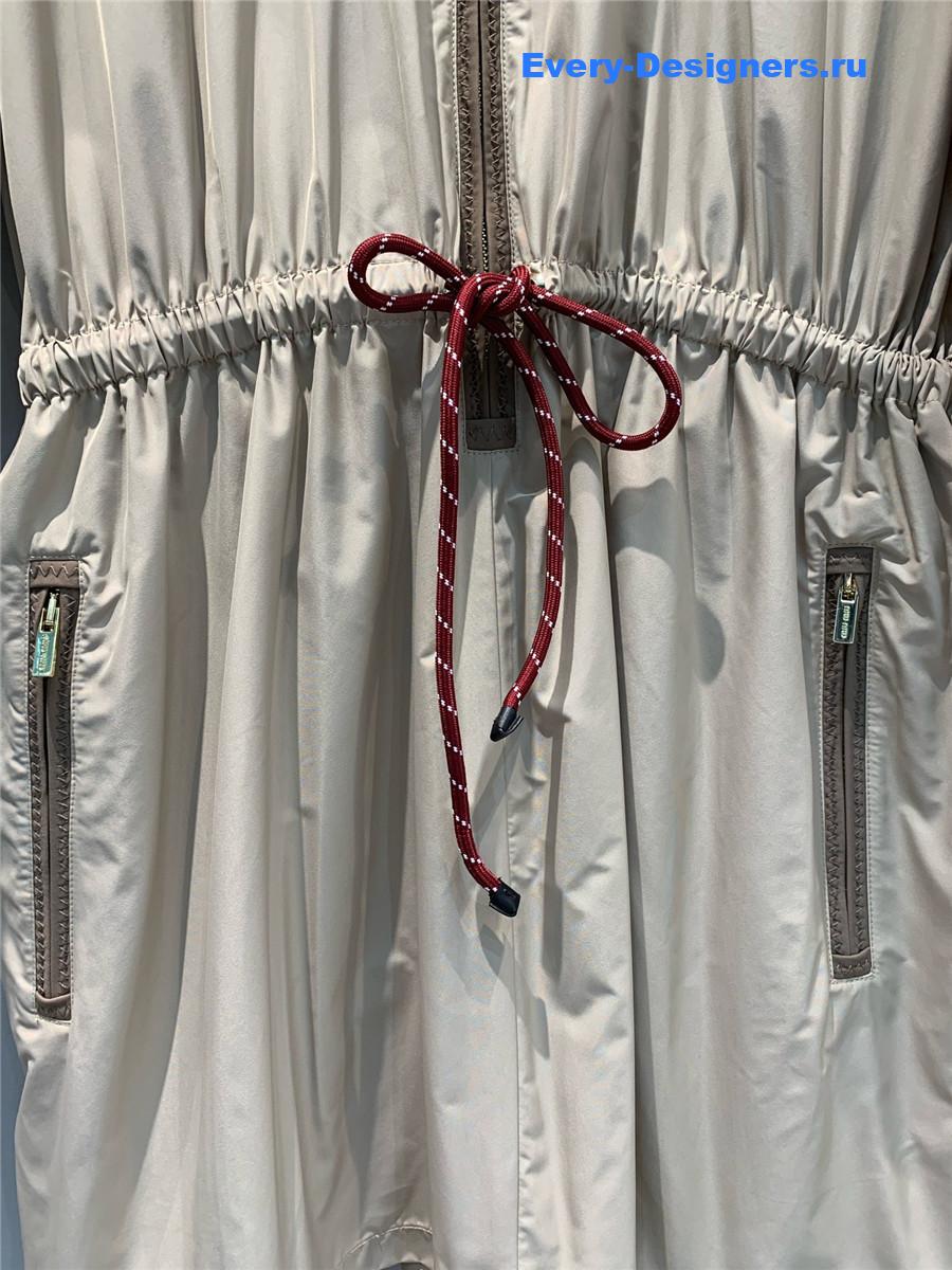 Miu Miu Cord Technical Fabric Dress