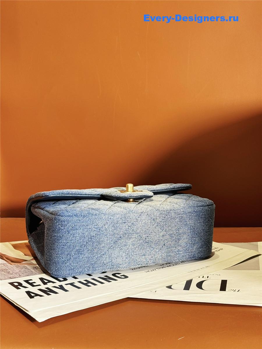 Ch**el denim cf flap bag