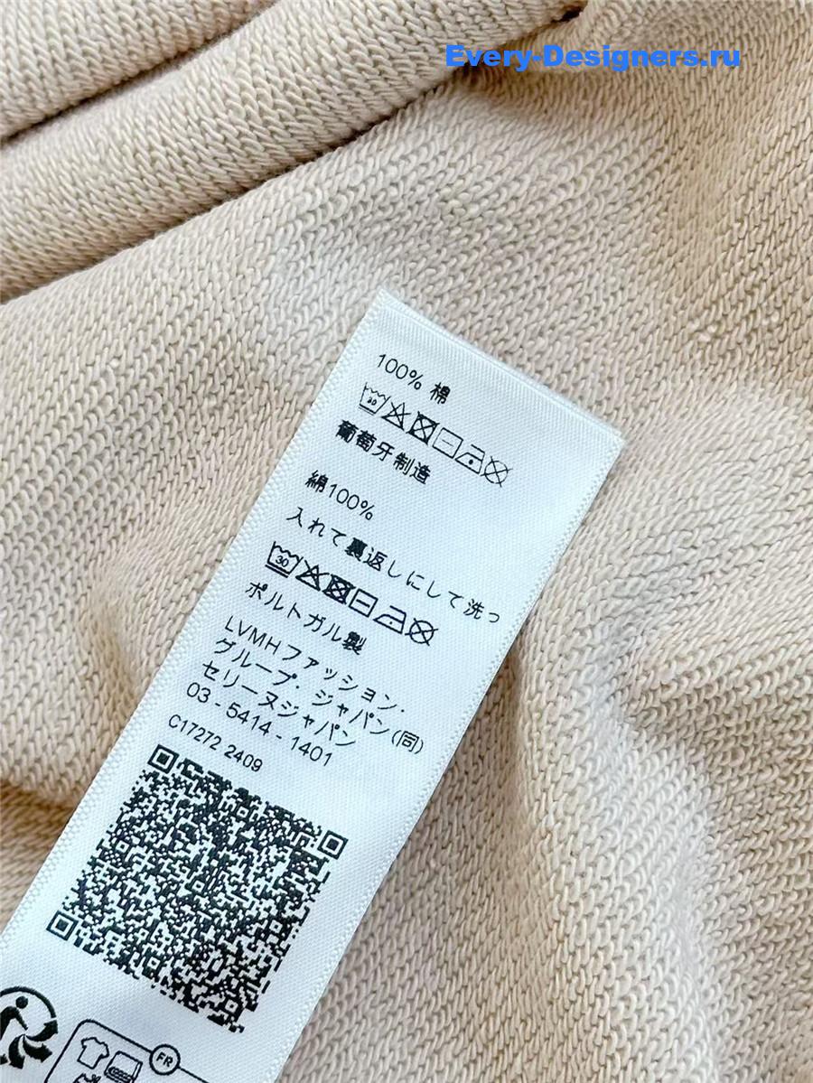 Ce1i*e lettering printed hooded sweatshirt