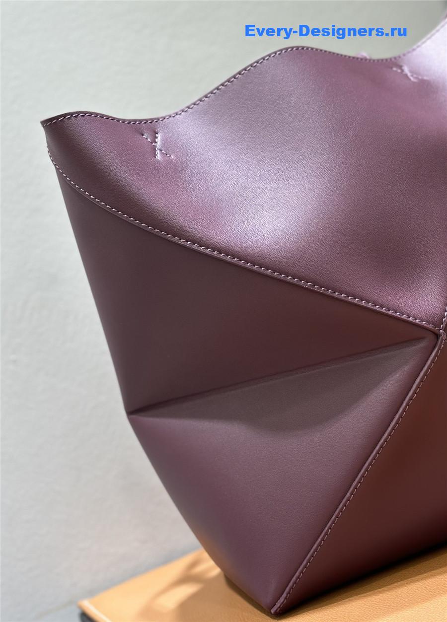 L0ew* puzzle fold convertible medium leather tote