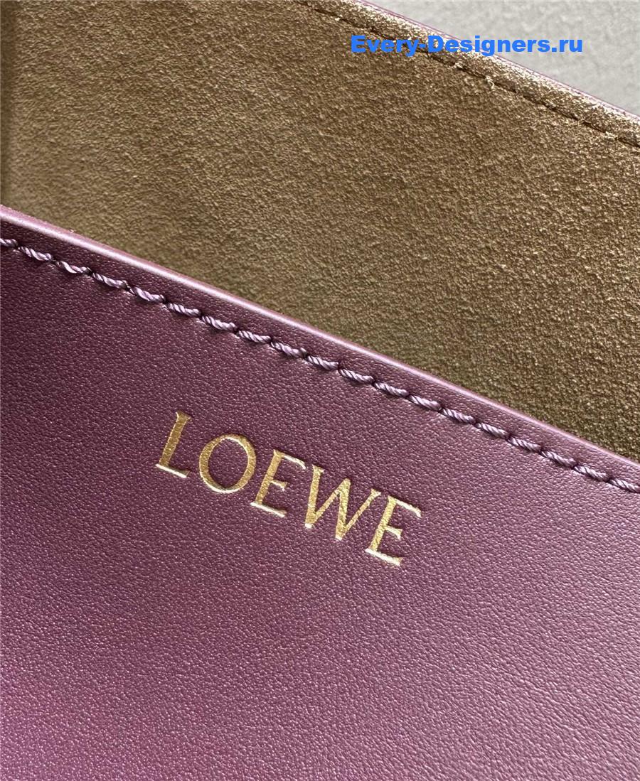 L0ew* puzzle fold convertible medium leather tote