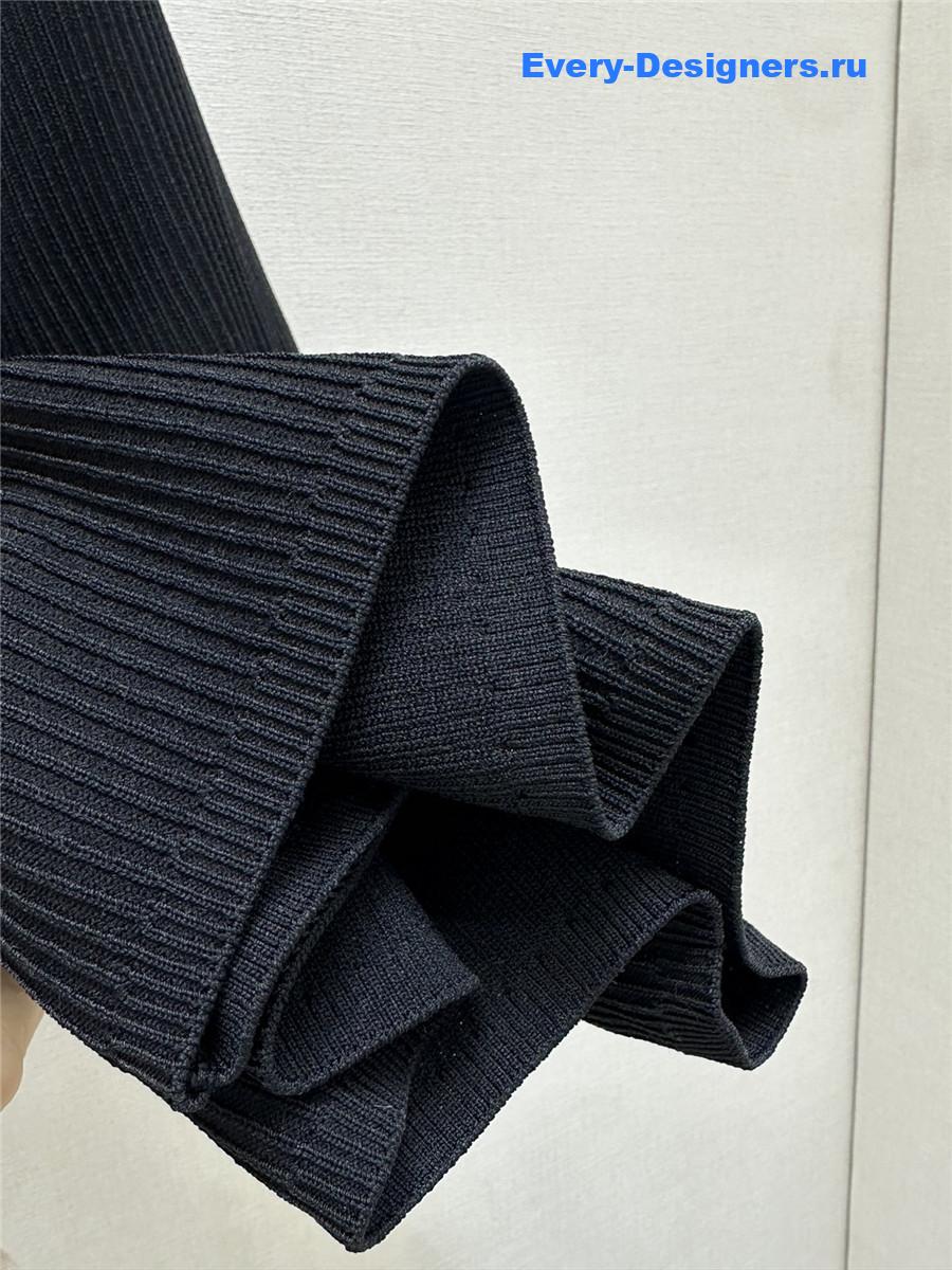 Miu Miu Embroidery Knitted Short Sleeves