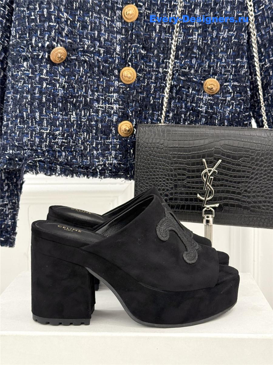 Ce1i*e elena platform slippers