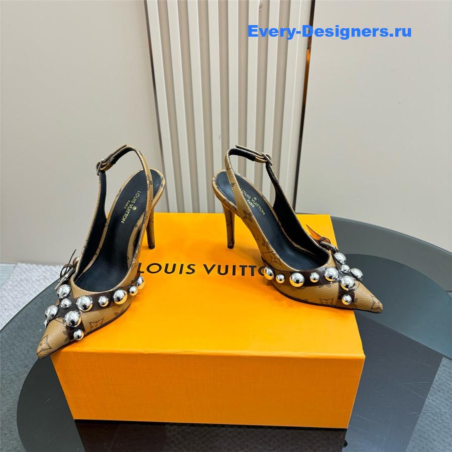 l0vis Vvtt0n monogram studded heels