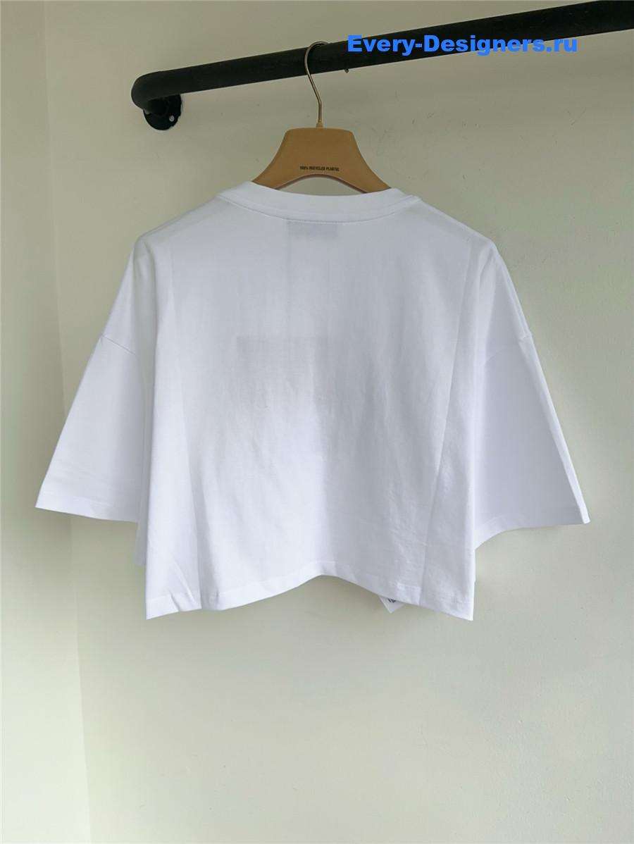 Miu Miu Crystal-Embellished Cotton T-shirt