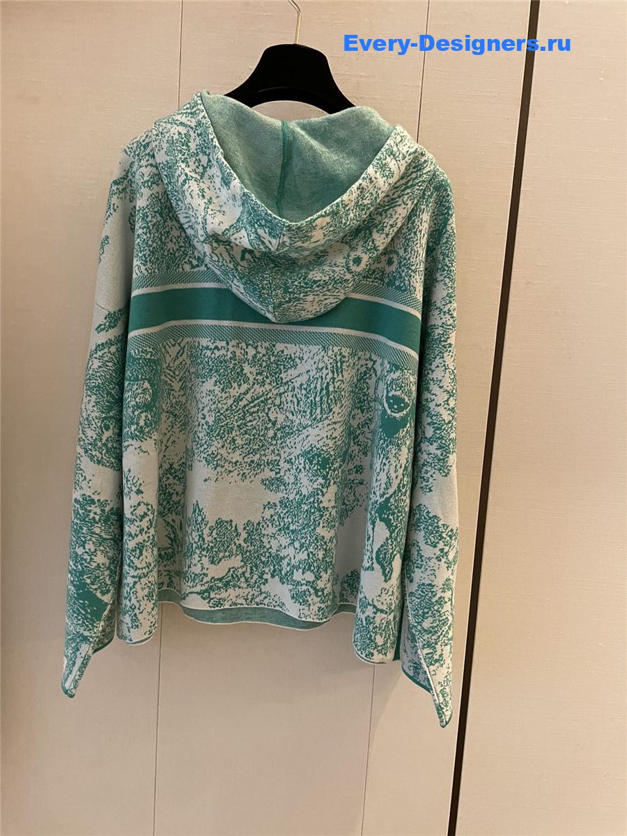 D10r cashmere wool blend knit suit green