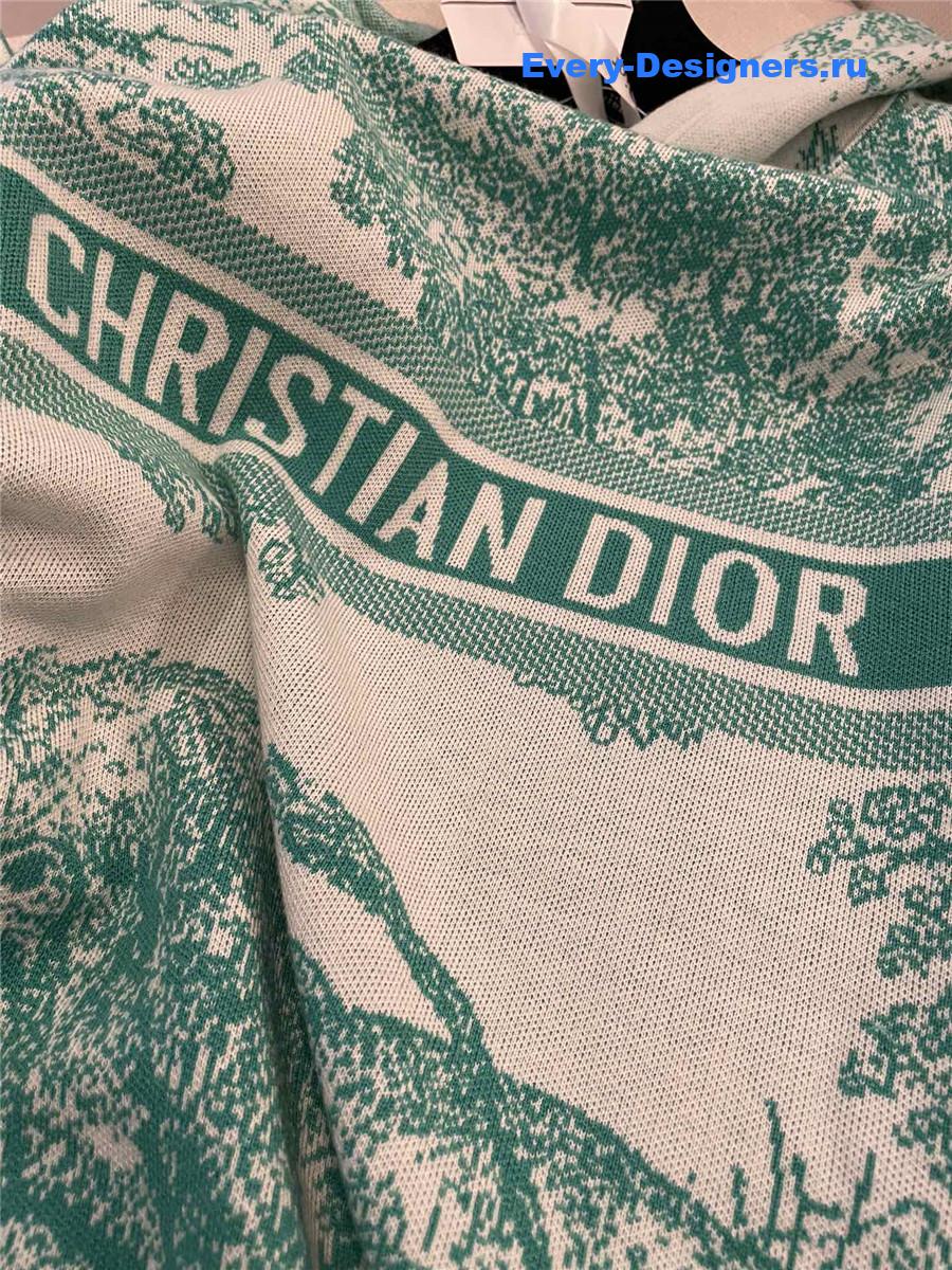 D10r cashmere wool blend knit suit green