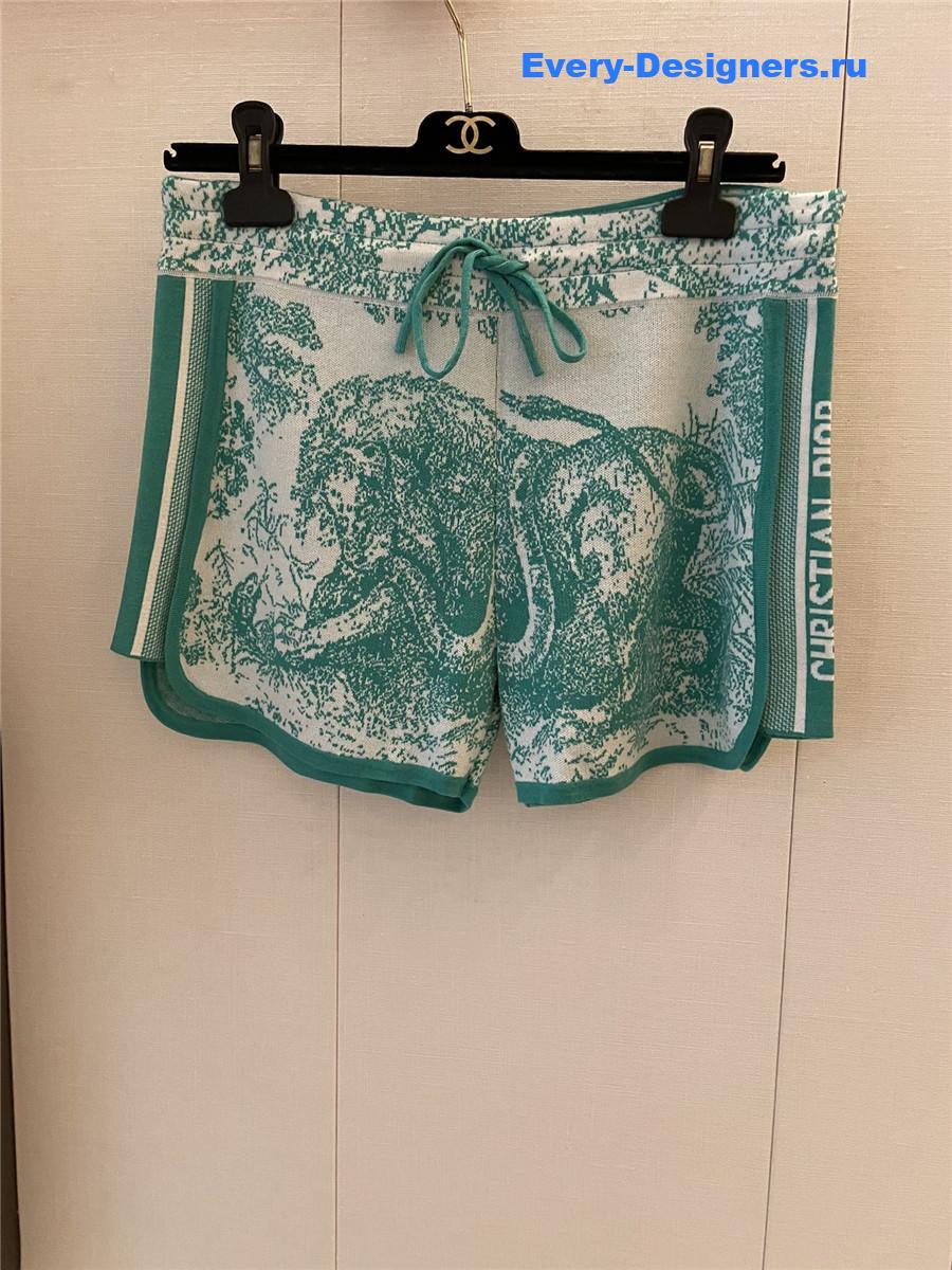 D10r cashmere wool blend knit suit green