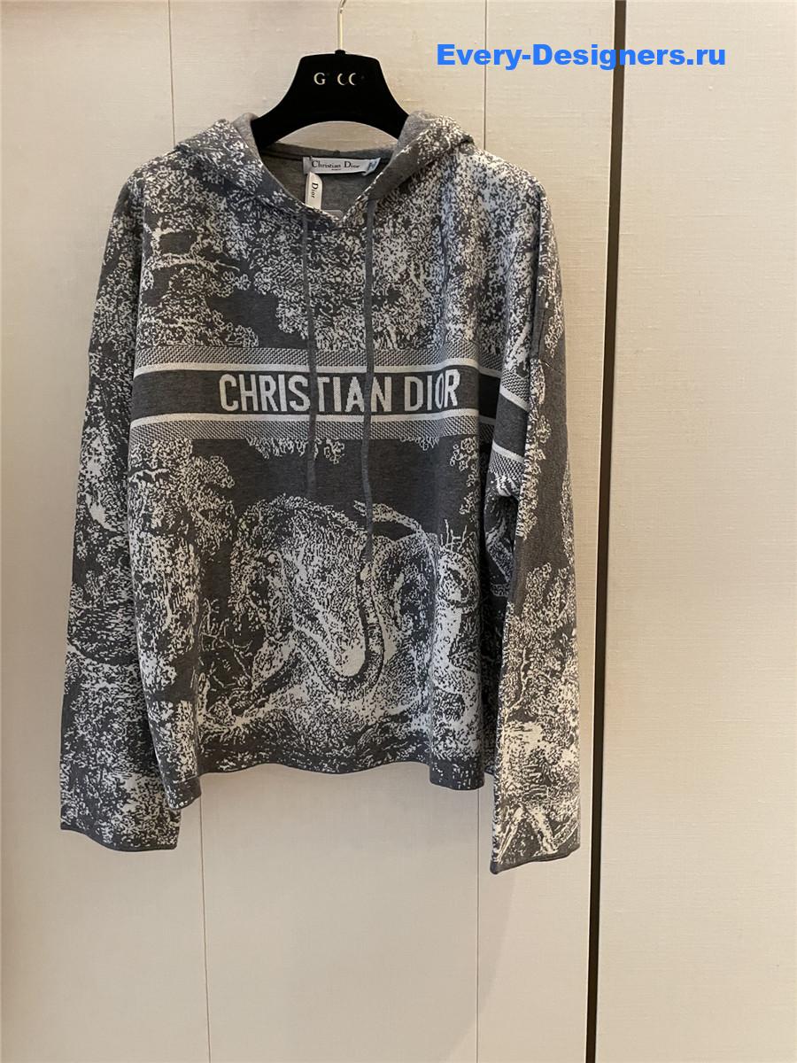 D10r cashmere wool blend knit suit gray