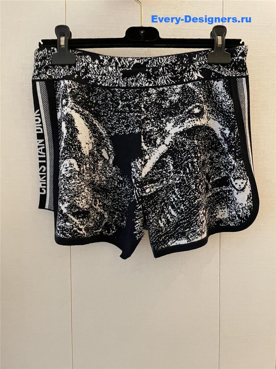 D10r cashmere wool blend knit suit black