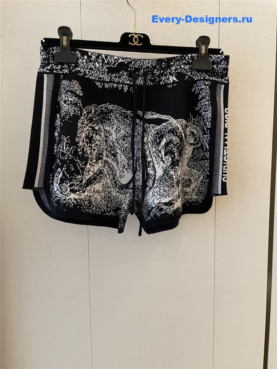 D10r cashmere wool blend knit suit black