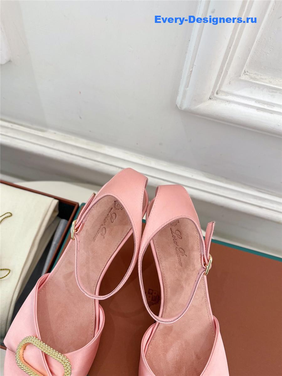 L0r0 P1ana metal buckle high heel sandals