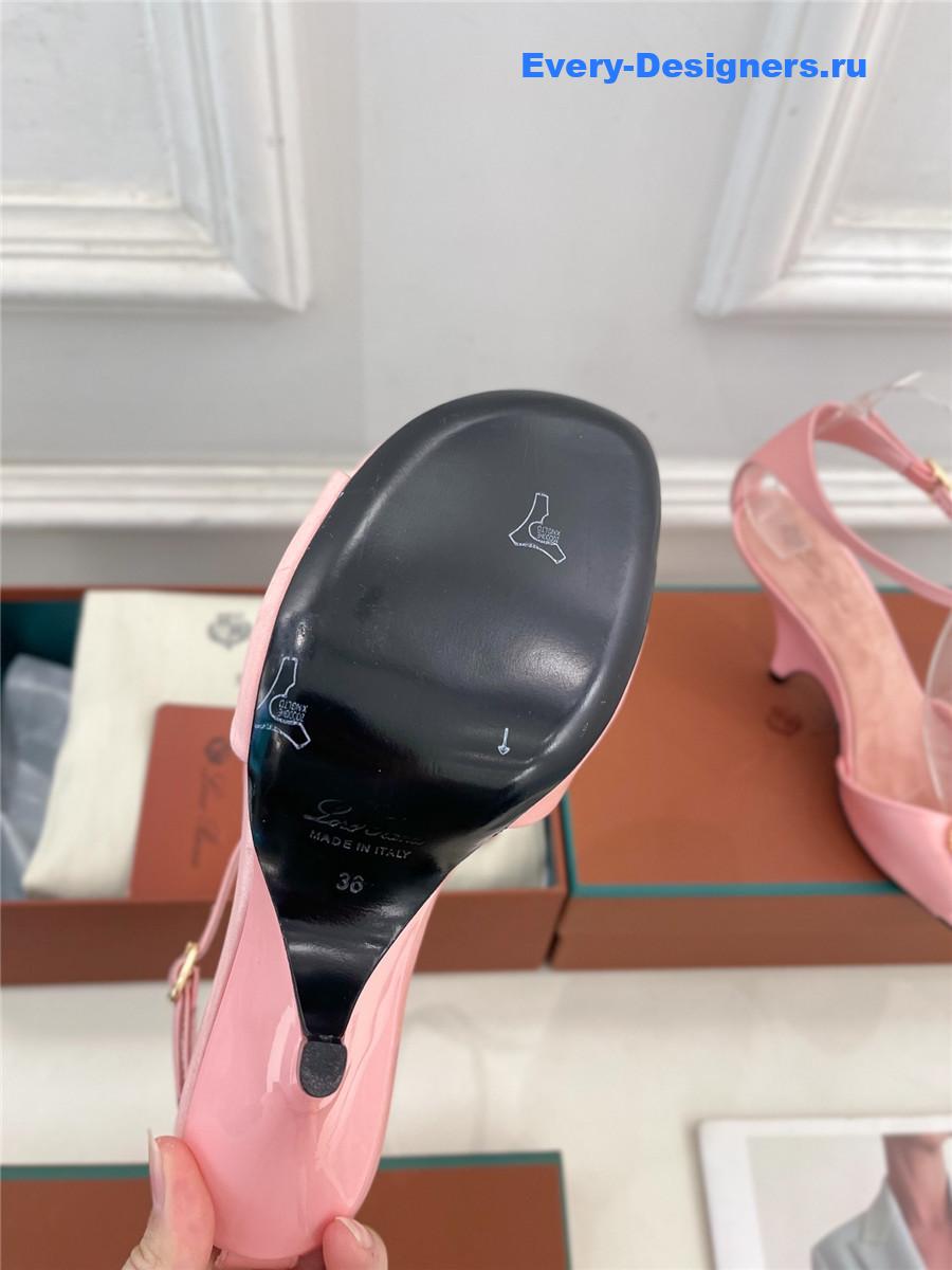 L0r0 P1ana metal buckle high heel sandals