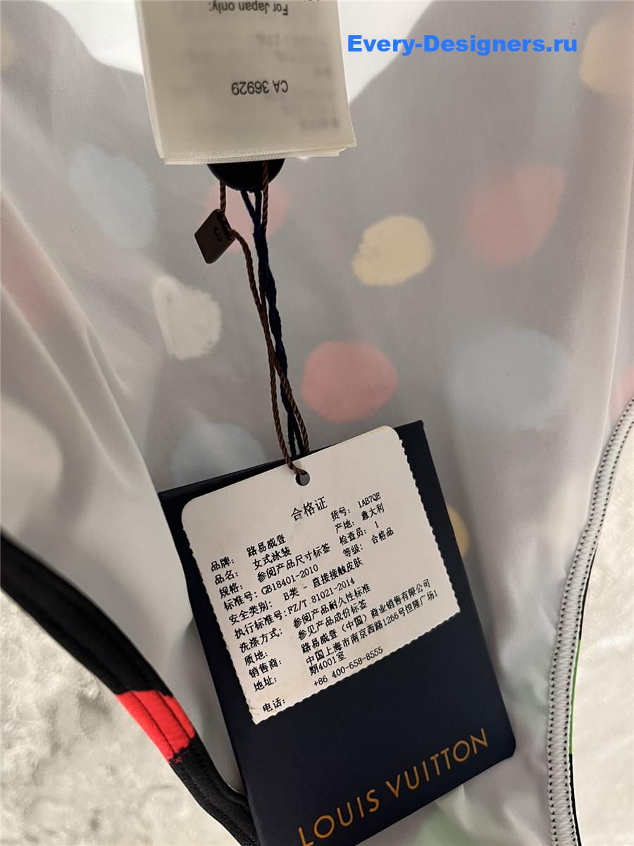 l0vis Vvtt0n x kusama painted dots swimsuit