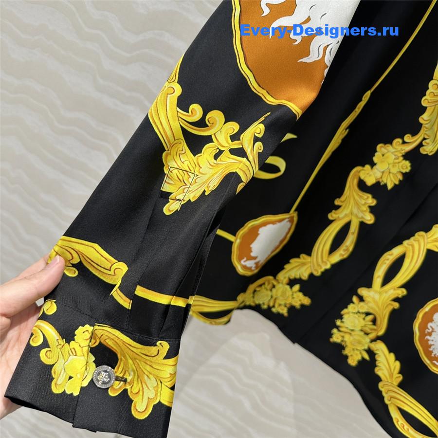Versace Cameo Silk Shirt