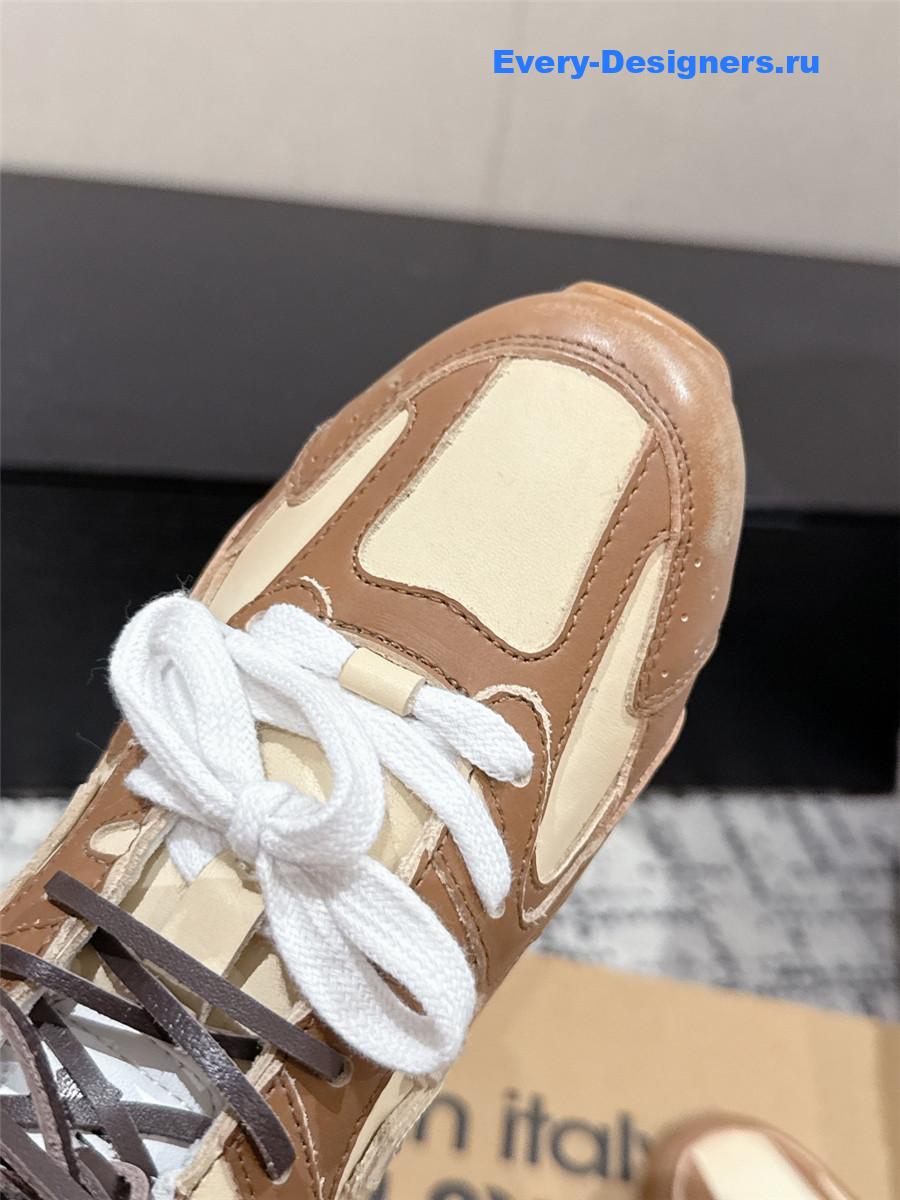 Miu Miu x New Balance 530 SL Leather Sneaker in Brown