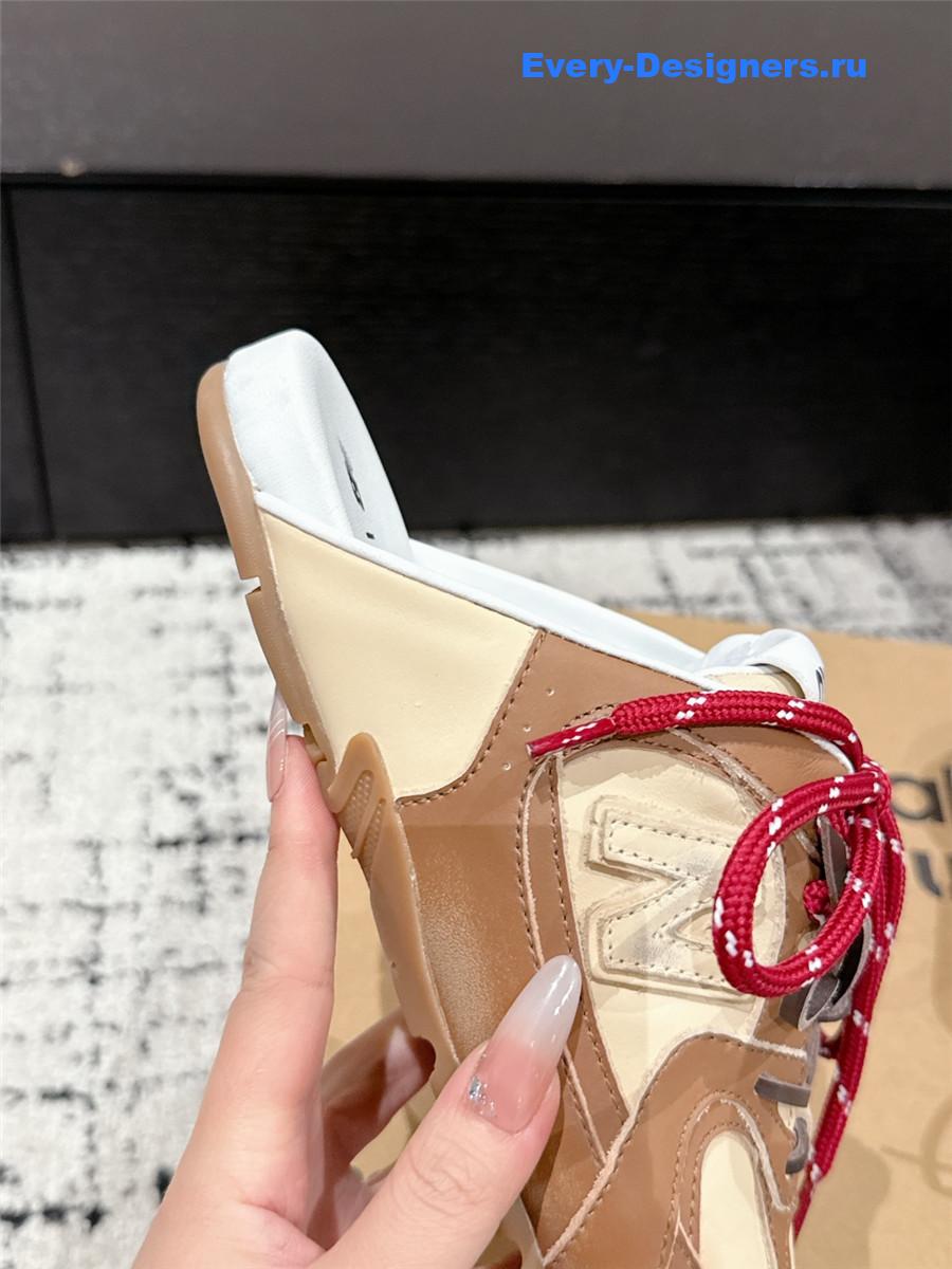Miu Miu x New Balance Brown Mules