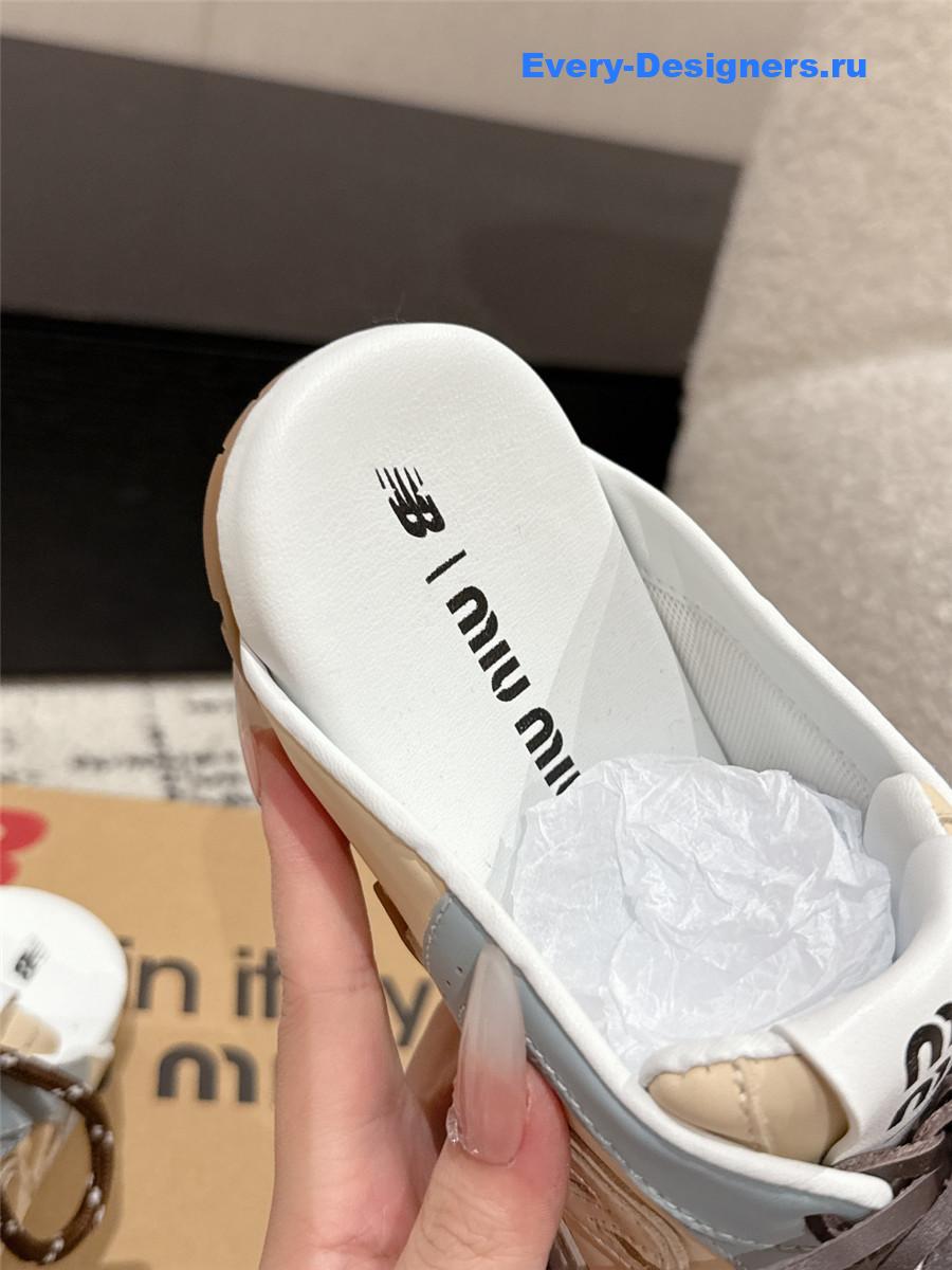 Miu Miu x New Balance Mules in Blue