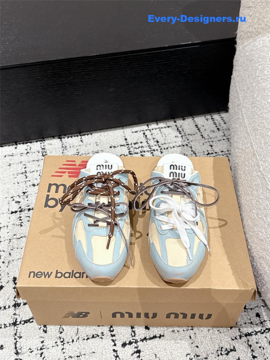 Miu Miu x New Balance Mules in Blue