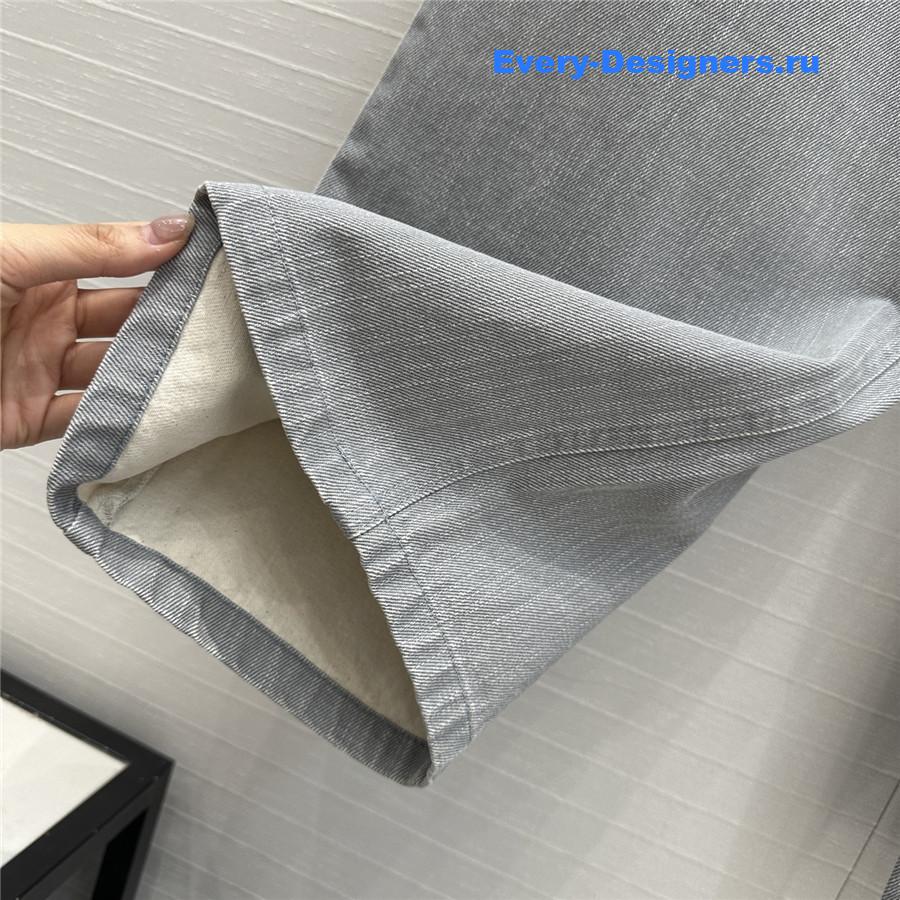 F**di haze blue denim trousers