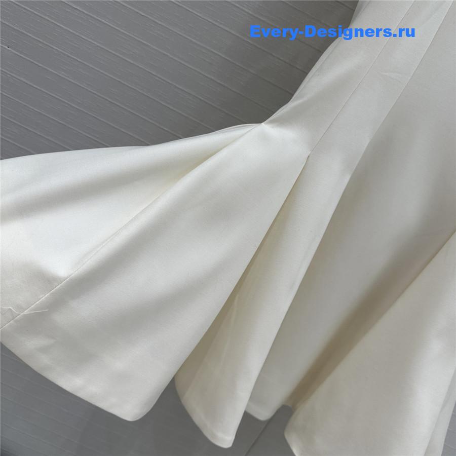 Balmain Pleated A-Line Dress