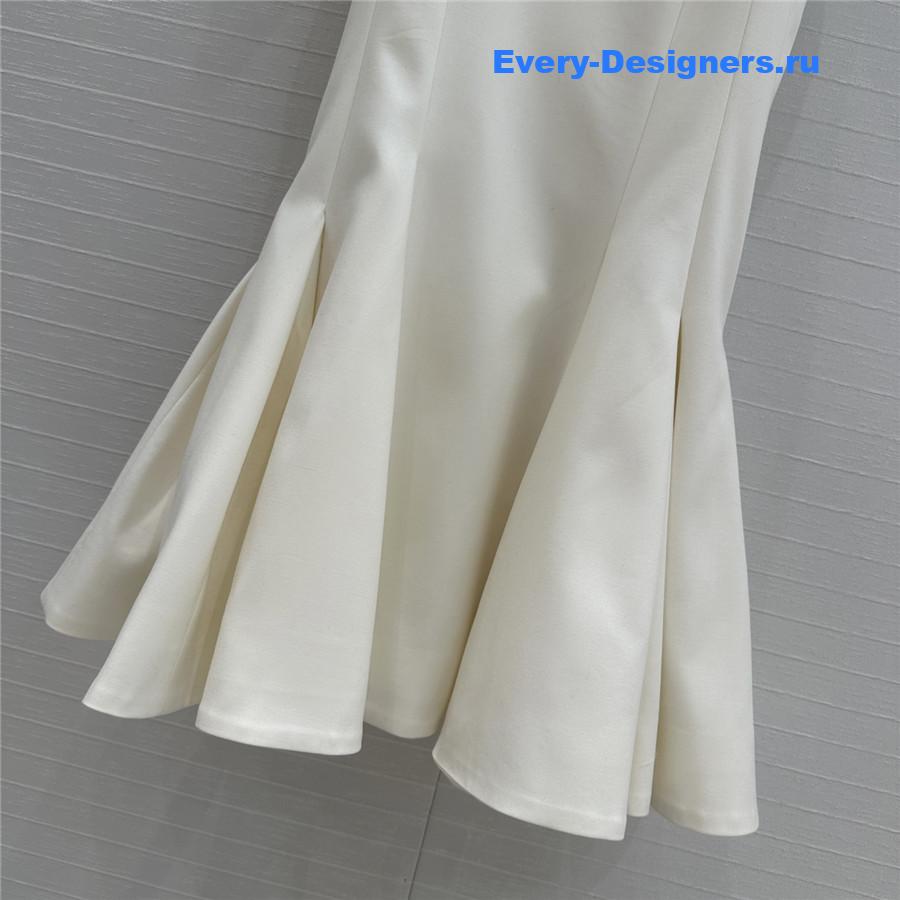 Balmain Pleated A-Line Dress