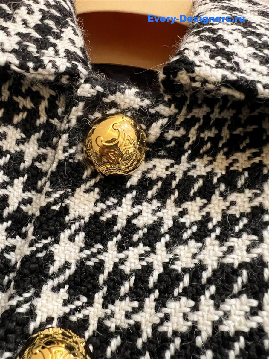 Ce1i*e sixtine wool tweed coat