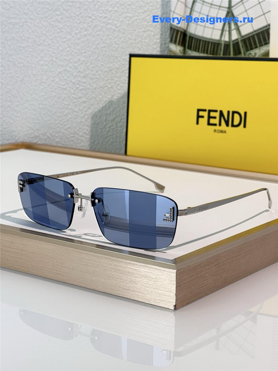 F**di first crystal brown sunglasses