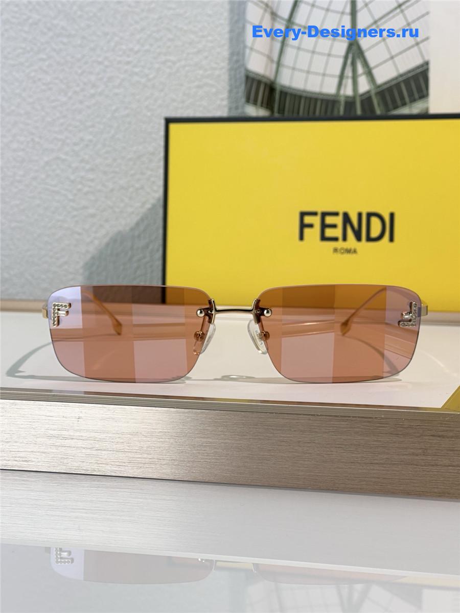 F**di first crystal brown sunglasses