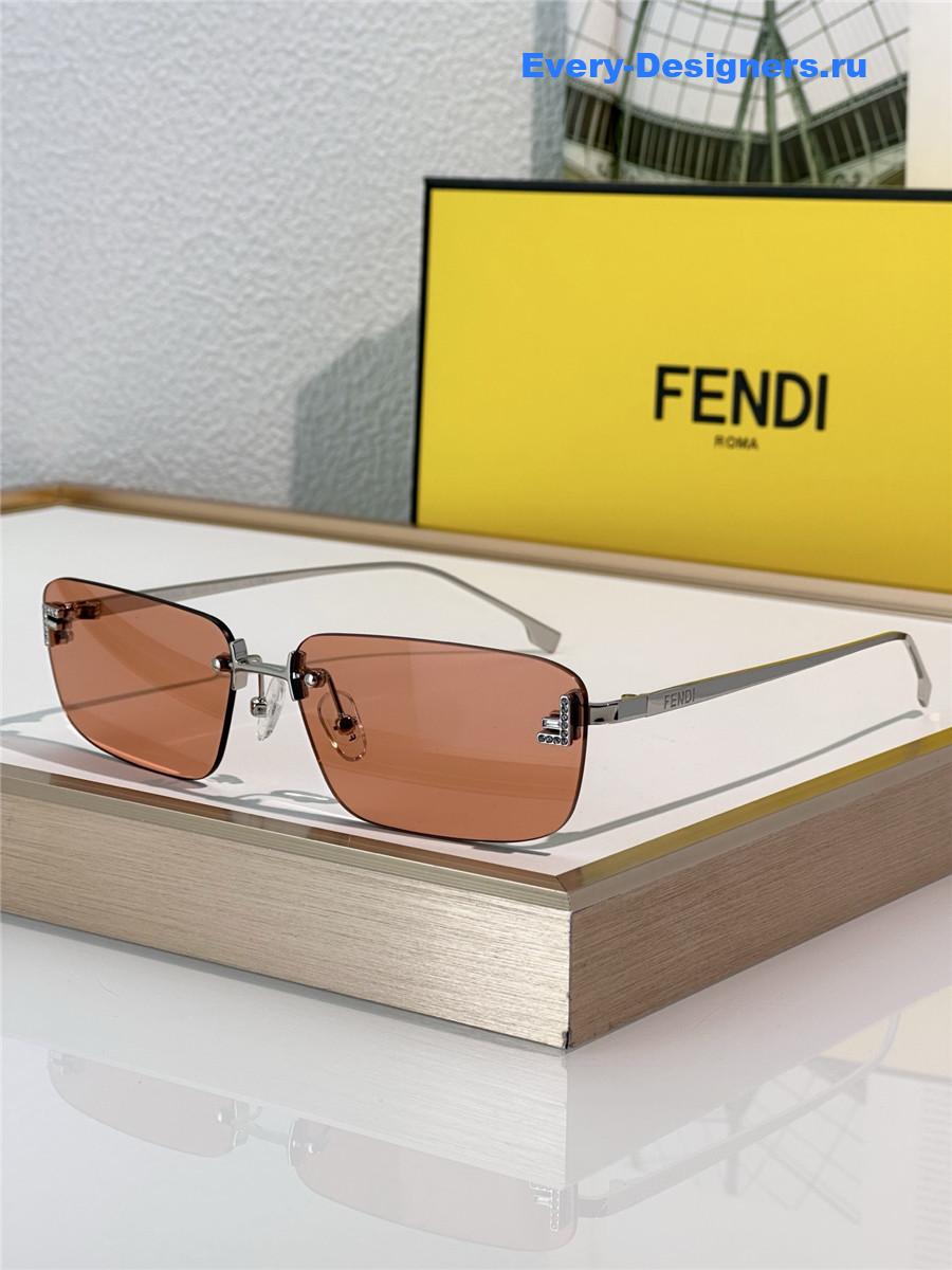 F**di first crystal brown sunglasses