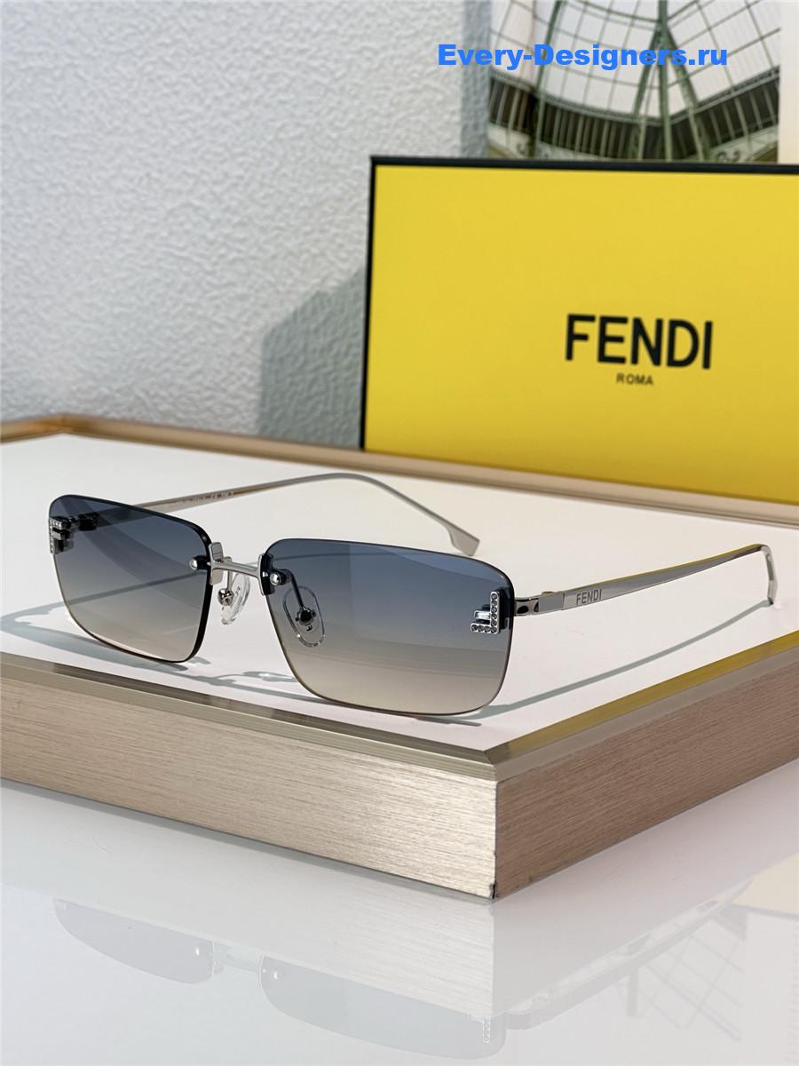 F**di first crystal brown sunglasses