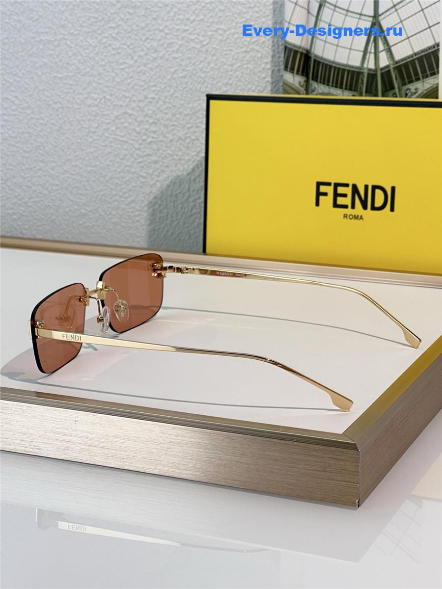 F**di first crystal brown sunglasses