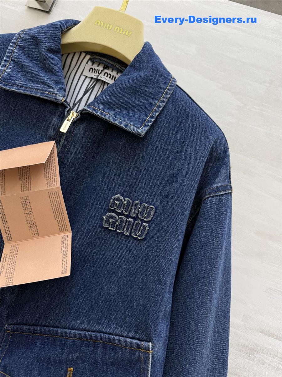Miu Miu Blue Denim Jacket