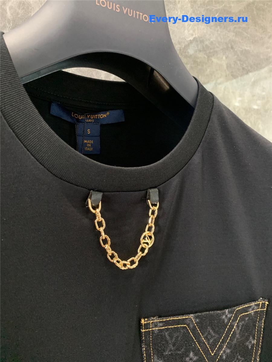 l0vis Vvtt0n monogram pocket t-shirt