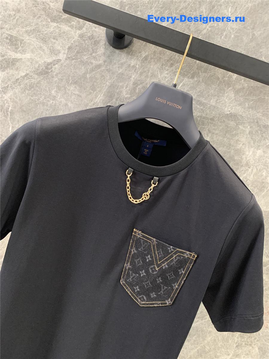 l0vis Vvtt0n monogram pocket t-shirt