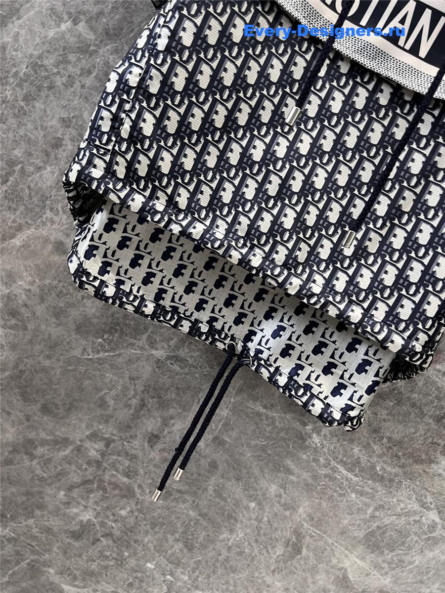 D10r classic letter hoodie shorts set