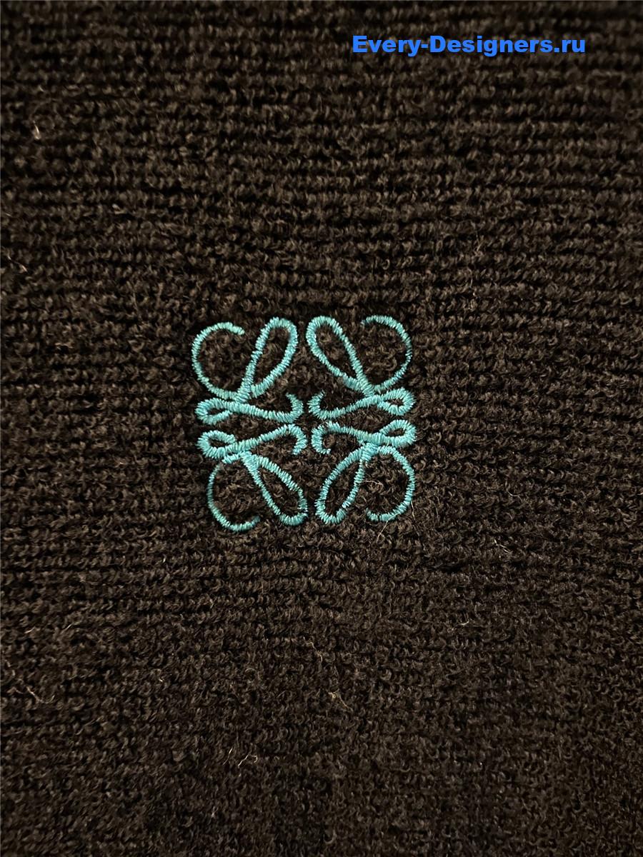 L0ew* anagram wool sweater black