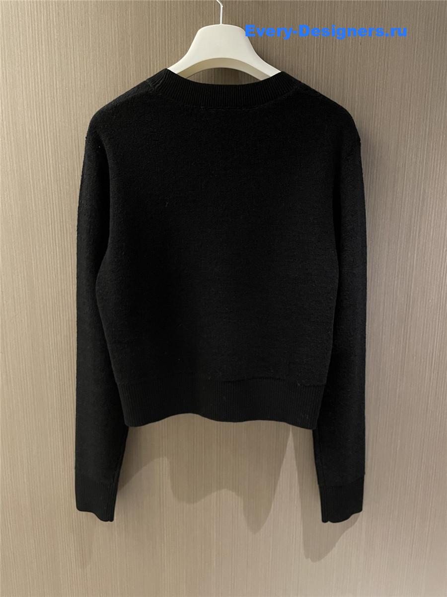 L0ew* anagram wool sweater black