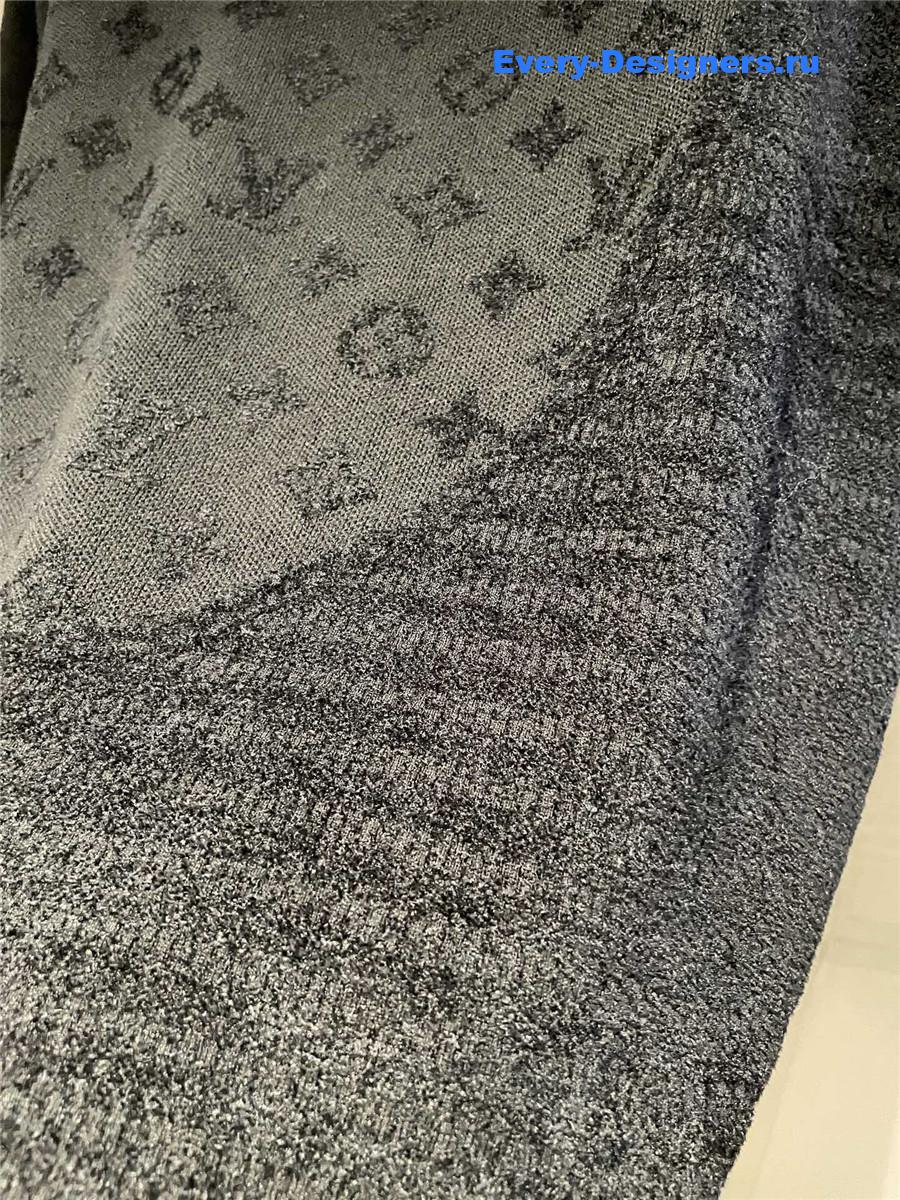 l0vis Vvtt0n black knit tee lv print short sleeve