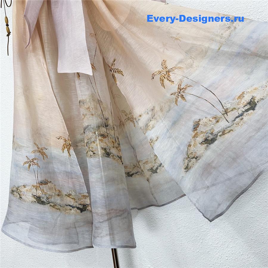 Zimm Dawning Ruffle Maxi Dress