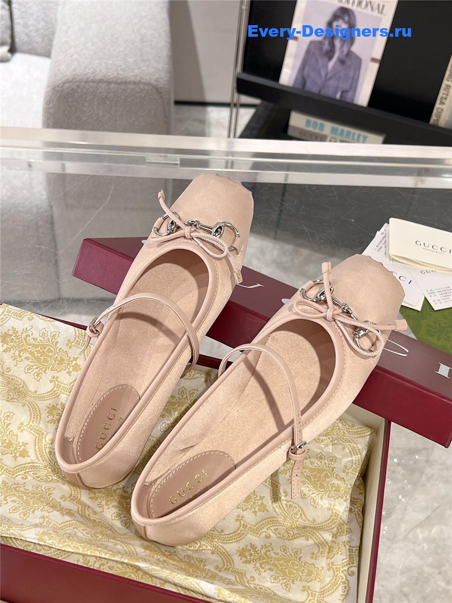 Gvc*1 horsebit ballet flat pink