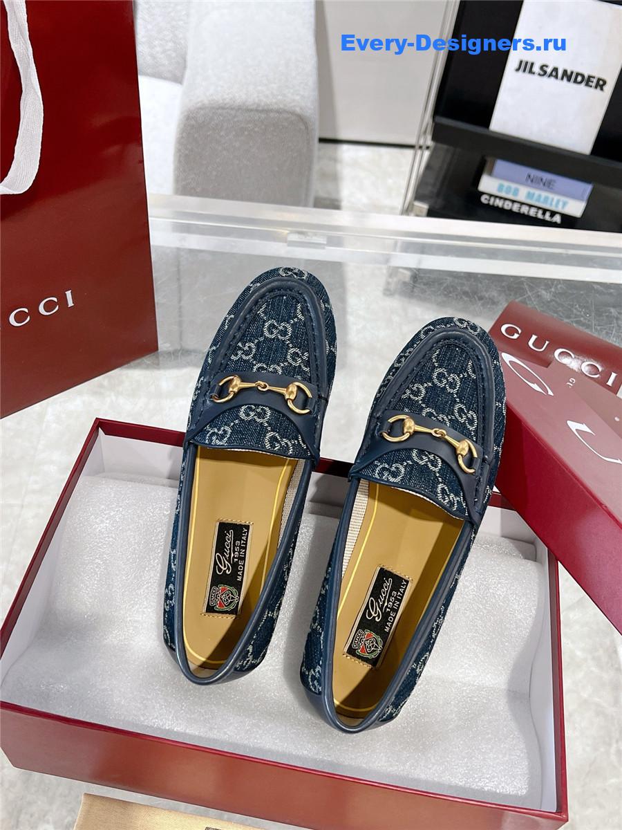 Gvc*1 denim 1953 horsebit loafers