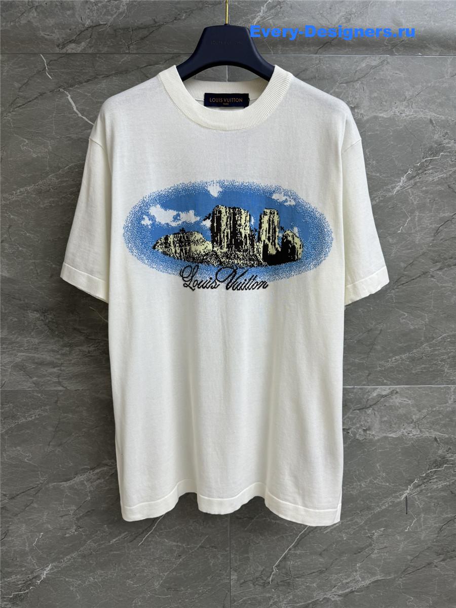 l0vis Vvtt0n graphic short-sleeved cotton crewneck