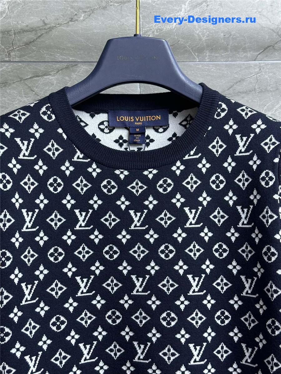 l0vis Vvtt0n stripe monogram t-shirt