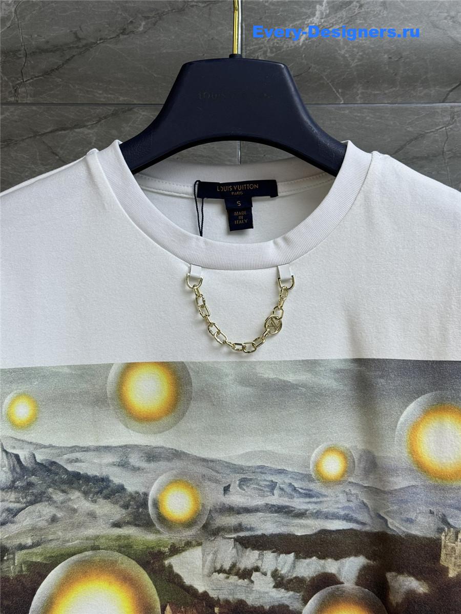 l0vis Vvtt0n lv painting print t-shirt